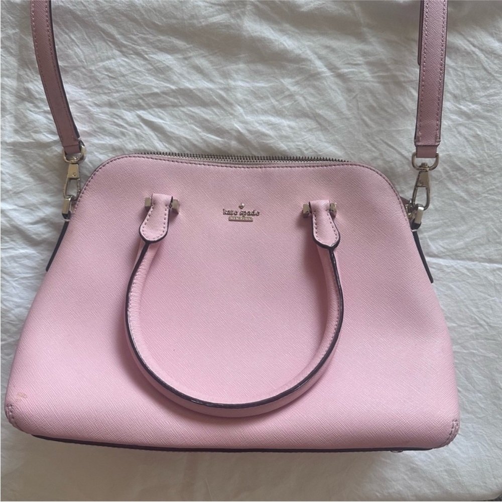 pink kate spade dome shoulder bag